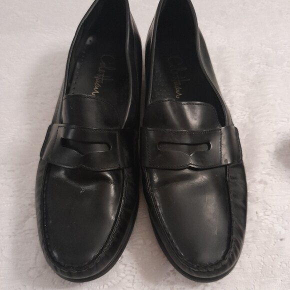 Cole Haan Classic Black Loafers (labeled 6, fits 7/7.5) - Picture 1 of 4